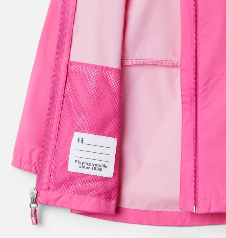 Kids' Columbia Switchback II Rain Jackets Pink | CA-OAL68