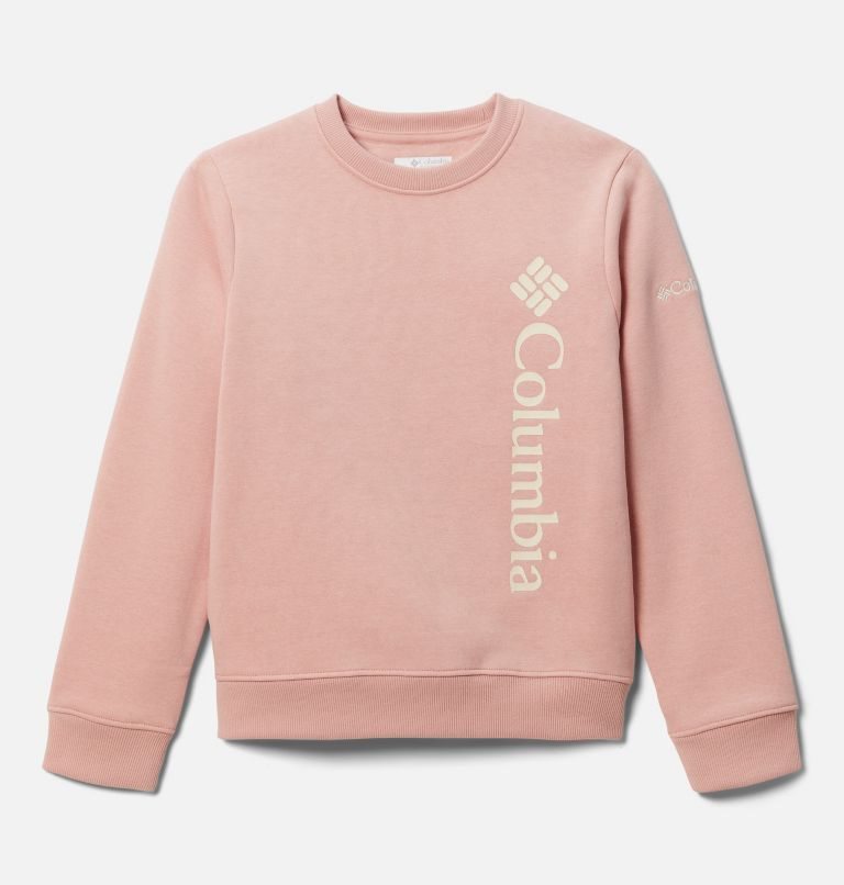 Kids\' Columbia Trek Crew Hoodie Pink | CA-HL01A