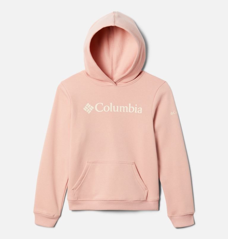 Kids\' Columbia Trek Pullover Hoodie Pink | CA-T6183