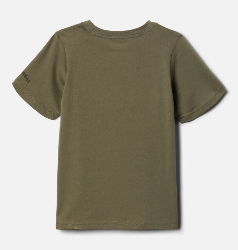 Kids' Columbia Valley Creek Short Sleeve Graphic T Shirts Olive | CA-D1650