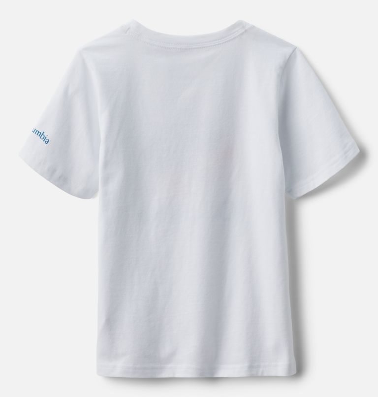 Kids' Columbia Valley Creek Short Sleeve Graphic T Shirts White | CA-I86C4