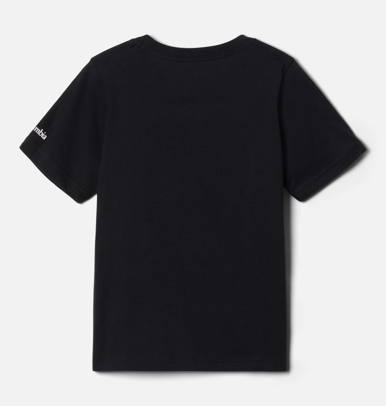 Kids' Columbia Valley Creek Short Sleeve Graphic T Shirts Black | CA-J0A8L