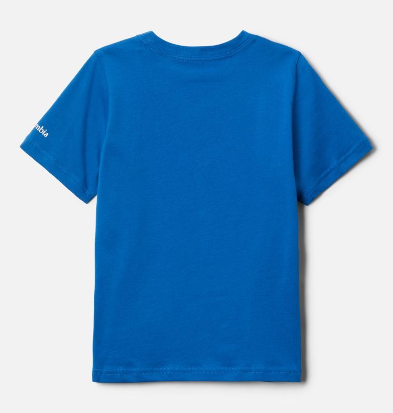 Kids' Columbia Valley Creek Short Sleeve Graphic T Shirts Blue | CA-L534A