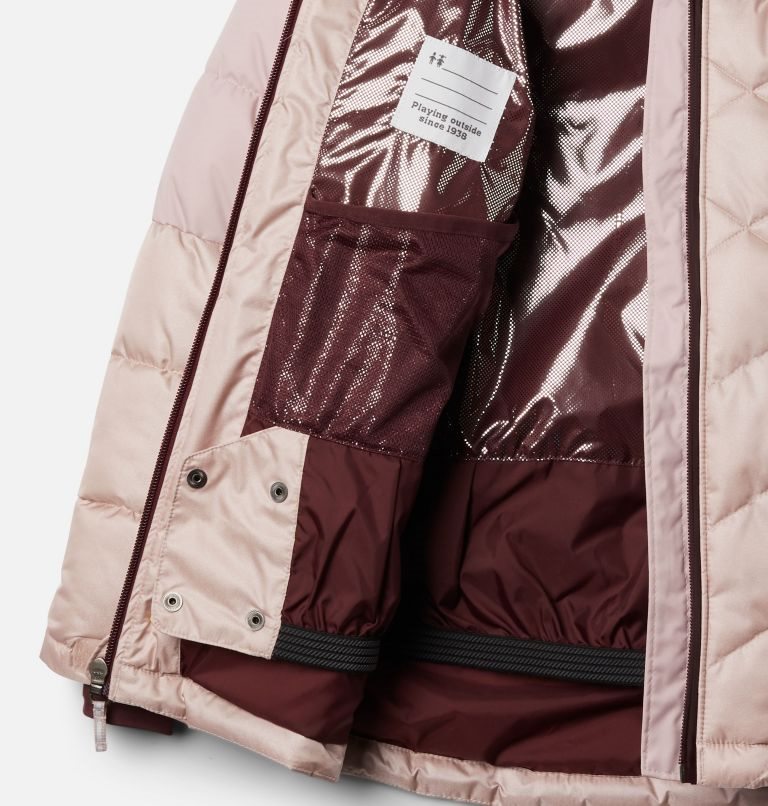Kids' Columbia Winter Powder Quilted Jackets Pink | CA-I1856