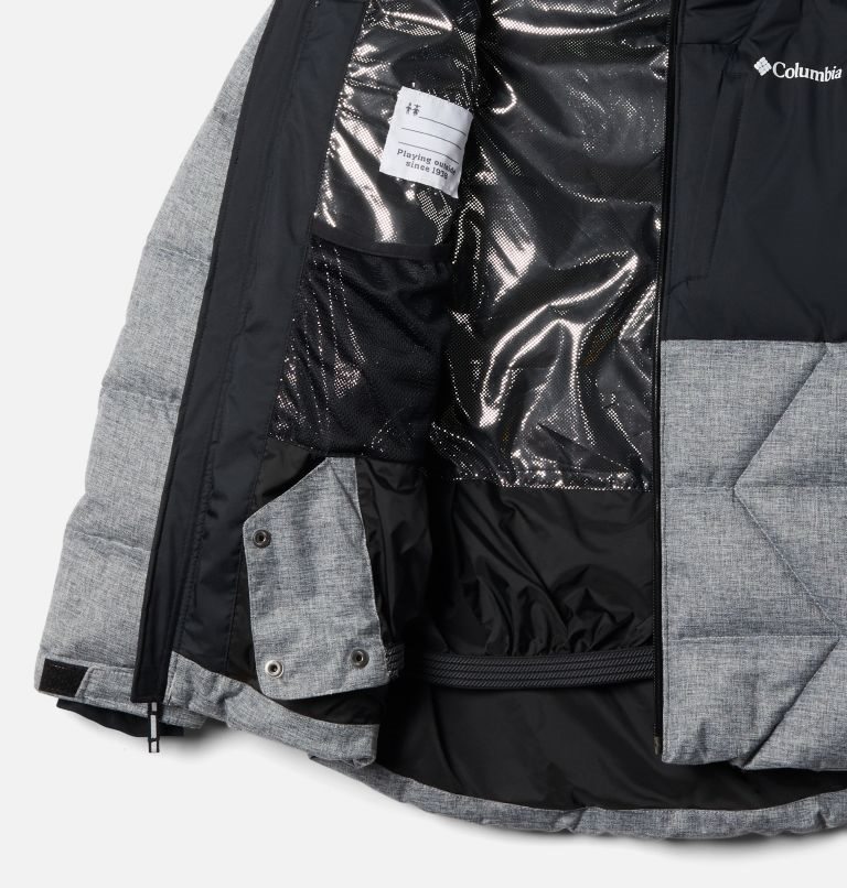 Kids' Columbia Winter Powder Quilted Jackets Grey / Black | CA-X3C4A