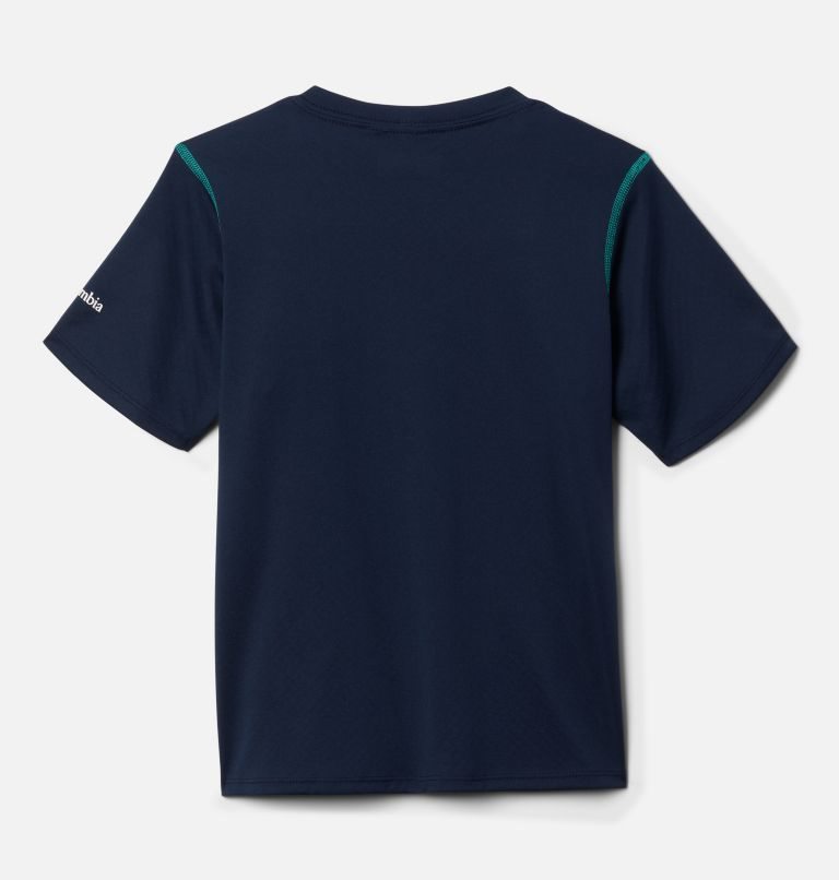 Kids' Columbia Zero Rules Short Sleeve Graphic T Shirts Navy | CA-R4L65