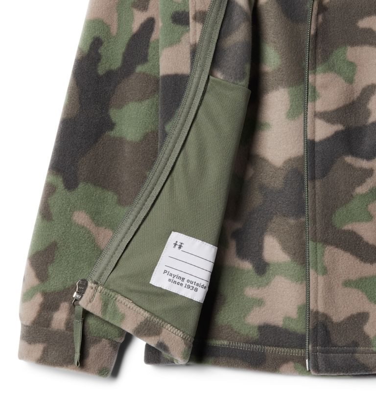 Kids' Columbia Zing III Printed Fleece Jackets Camo | CA-OC54A
