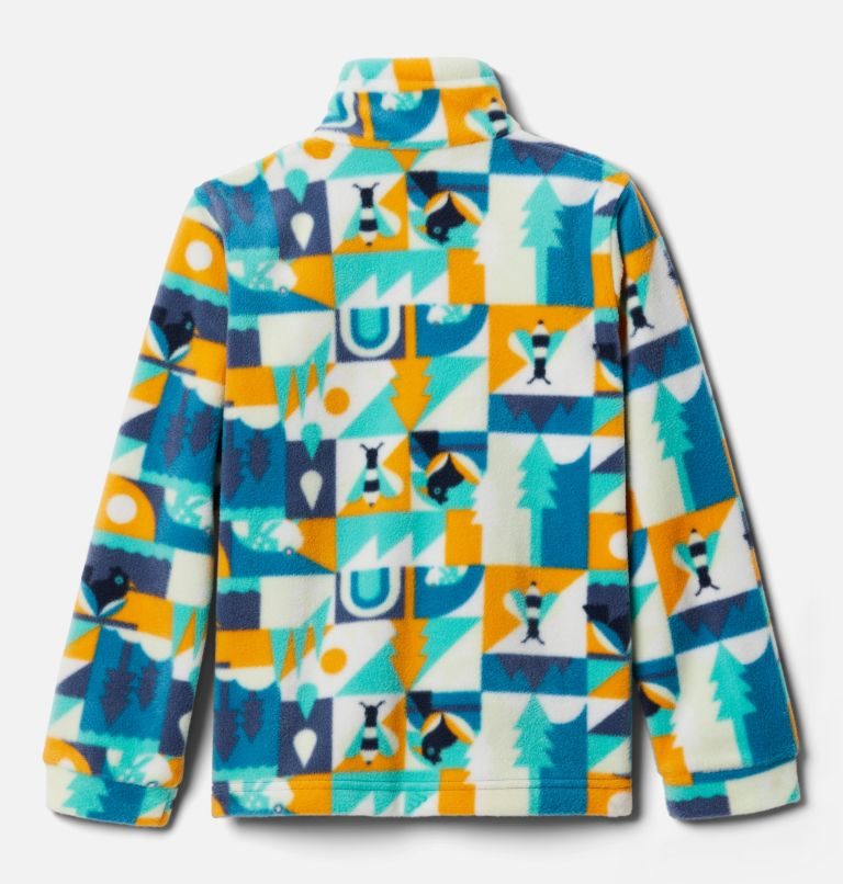 Kids' Columbia Zing III Printed Fleece Jackets Multicolor | CA-V364A