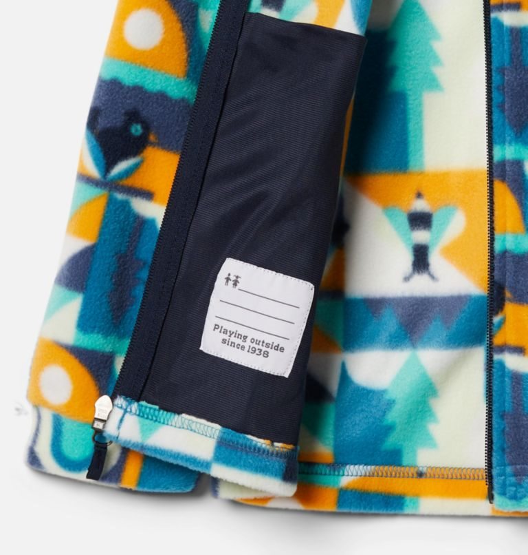 Kids' Columbia Zing III Printed Fleece Jackets Multicolor | CA-V364A