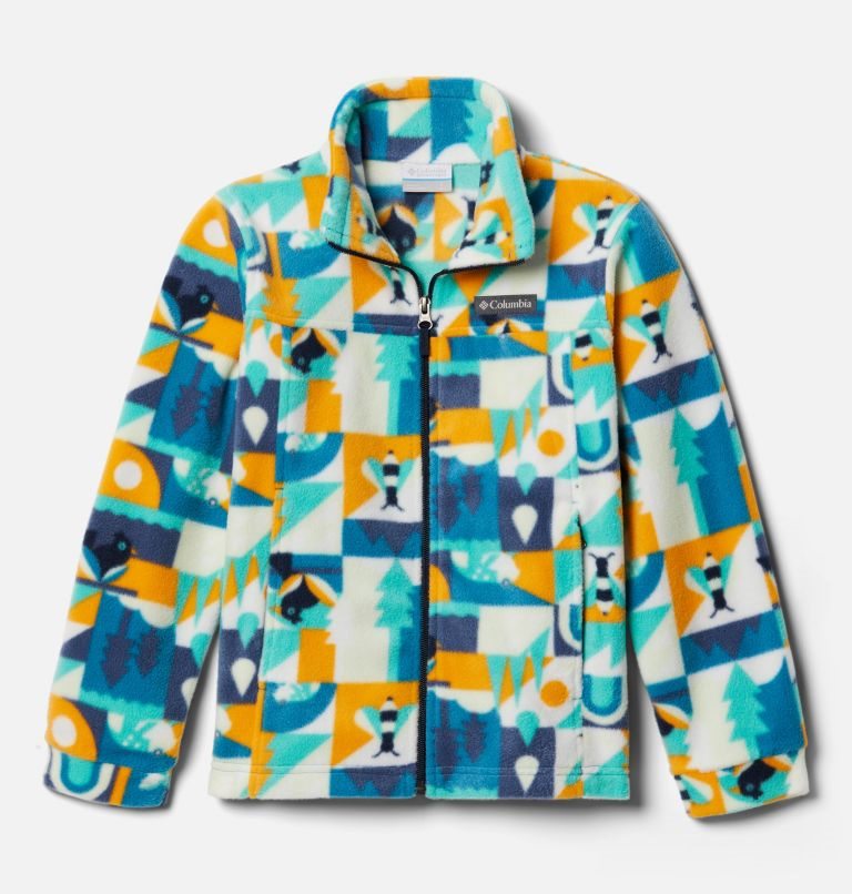 Kids\' Columbia Zing III Printed Fleece Jackets Multicolor | CA-V364A