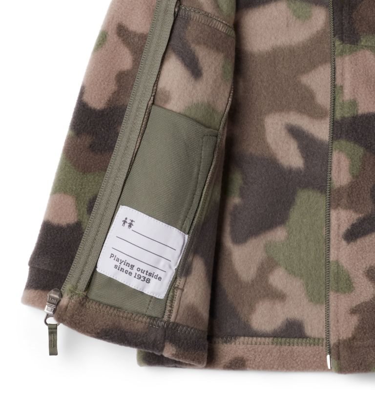 Kids' Columbia Zing III Printed Fleece Jackets Camo | CA-ZL543
