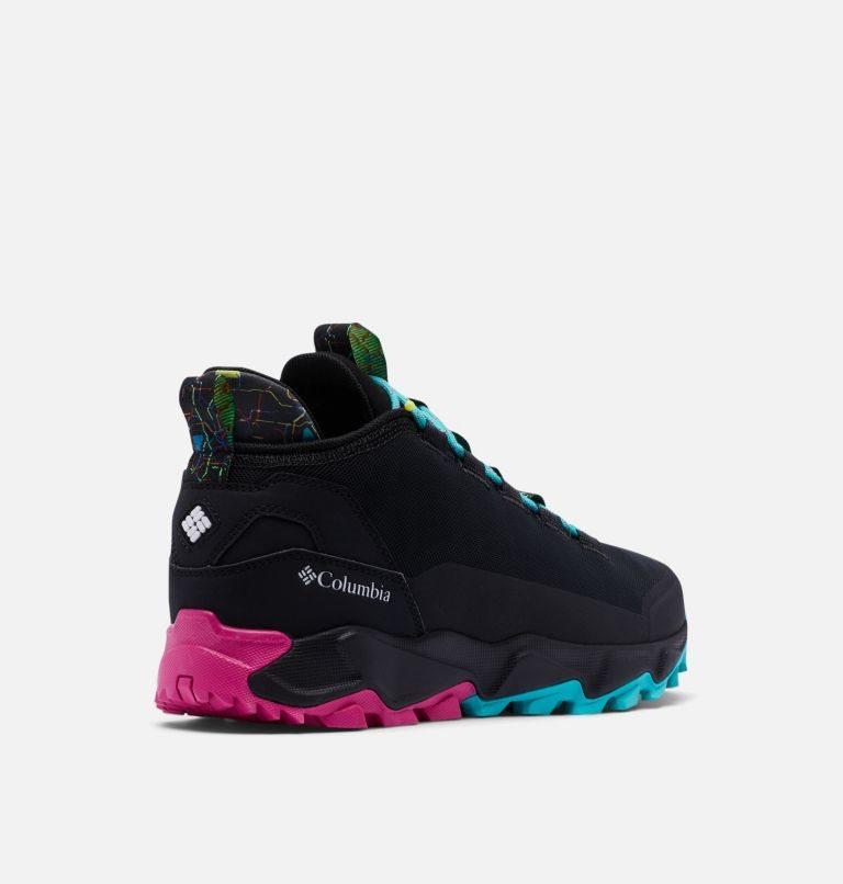 Men's Columbia Adventure Tokyo Flow Borough Low Sneakers Black | CA-K63A1