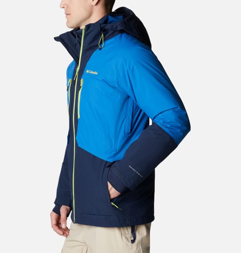 Men's Columbia Aerial Ascender Omni-Heat Infinity Interchange Insulated Jackets Navy | CA-C4518