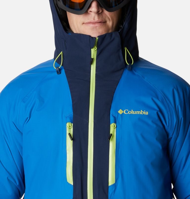 Men's Columbia Aerial Ascender Omni-Heat Infinity Interchange Insulated Jackets Navy | CA-C4518