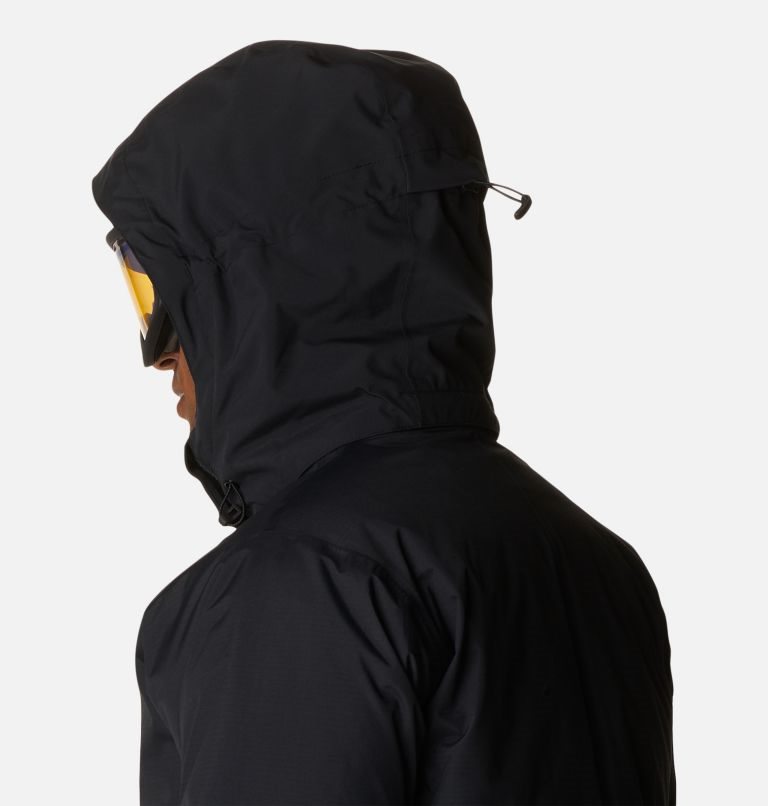 Men's Columbia Aerial Ascender Omni-Heat Infinity Interchange Insulated Jackets Black | CA-W4L1A