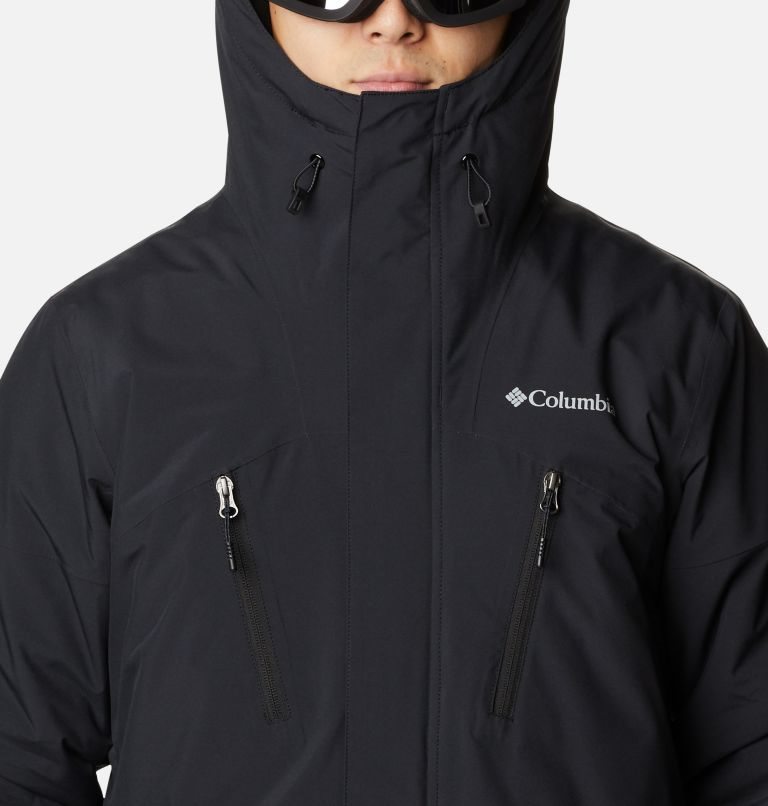 Men's Columbia Aerial Ascender Omni-Heat Infinity Insulated Jackets Black | CA-X1A54