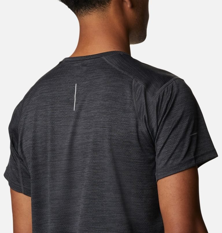 Men's Columbia Alpine Chill Zero Graphic Short Sleeve T Shirts Black | CA-M1804