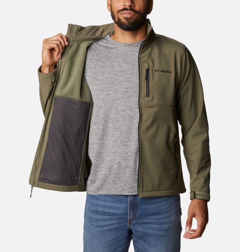 Men's Columbia Ascender Shell Jackets Olive | CA-J84L3