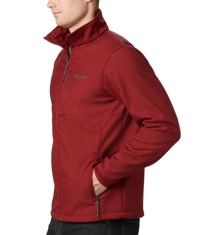 Men's Columbia Ascender Shell Jackets Red | CA-B016C