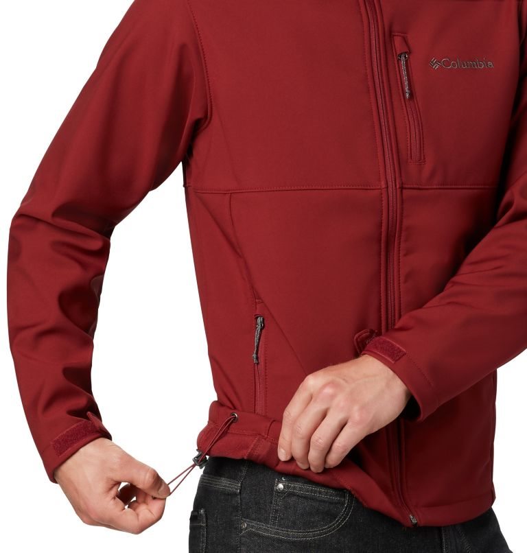 Men's Columbia Ascender Shell Jackets Red | CA-B016C