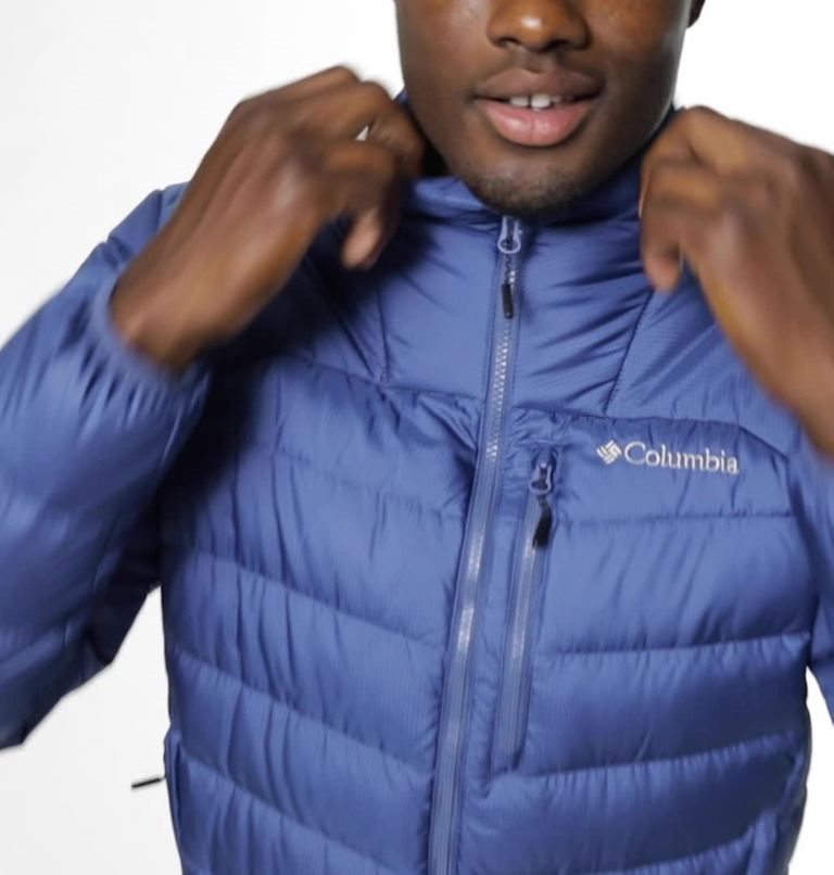 Men's Columbia Autumn Park Down Jackets Blue | CA-N0L83