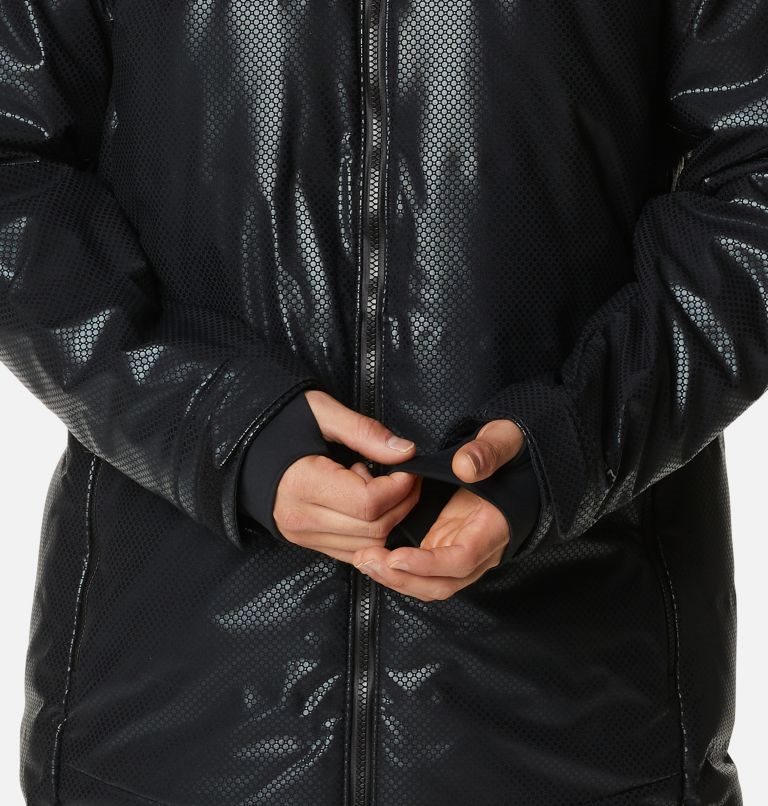 Men's Columbia Barrett Spur II Black Dot Down Jackets Black | CA-JAC36