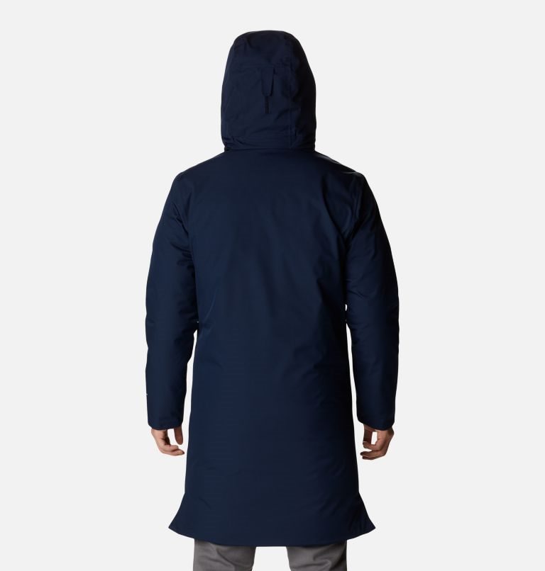 Men's Columbia Blizzard Fighter Long Jackets Navy | CA-I4103