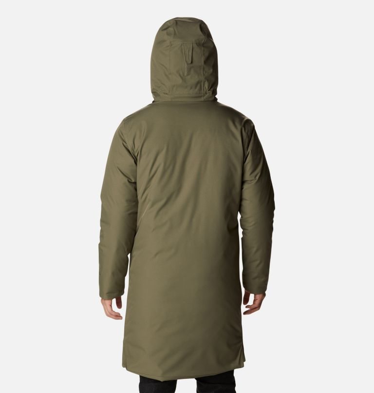 Men's Columbia Blizzard Fighter Long Jackets Olive | CA-U1A4L