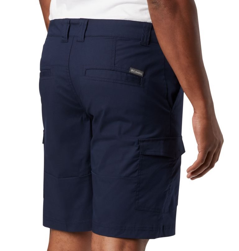 Men's Columbia Brentyn Trail Casual Cargo Shorts Navy | CA-BL0C1