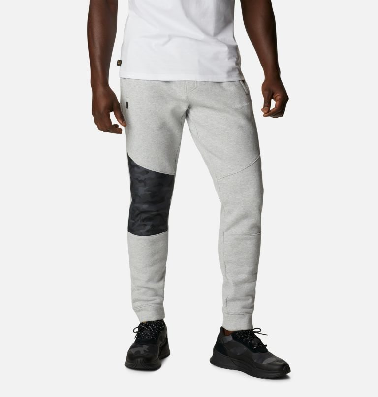 Men\'s Columbia Bubba Wallace Knit Jogger Light Grey | CA-H4638