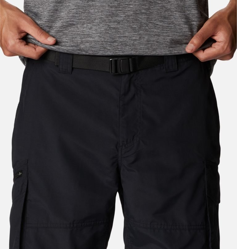 Men's Columbia Buckle Point Shorts Black | CA-BAC53