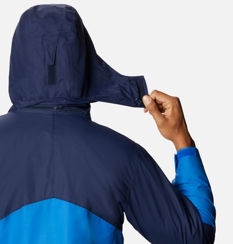 Men's Columbia Bugaboo II Interchange Fleece Jackets Blue | CA-Y8013