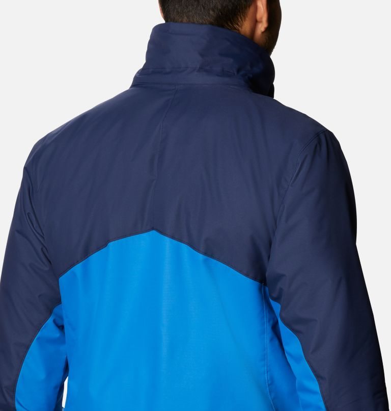 Men's Columbia Bugaboo II Interchange Fleece Jackets Blue | CA-Y8013