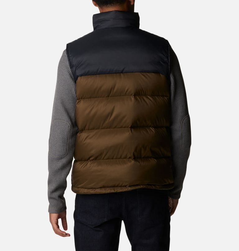 Men's Columbia Bulo Point II Omni-Heat Infinity Down Vest Brown | CA-G516A