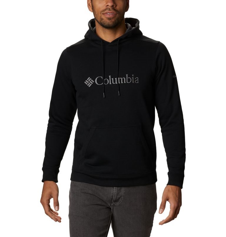 Men\'s Columbia CSC Basic Logo II Hoodie Black | CA-JL68C