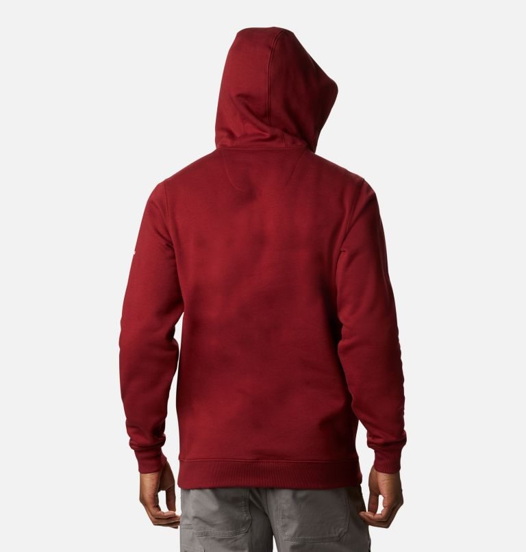 Men's Columbia CSC Basic Logo II Hoodie Red | CA-QA831