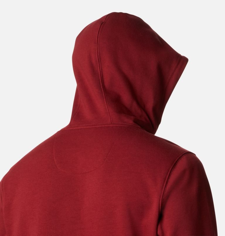 Men's Columbia CSC Basic Logo II Hoodie Red | CA-QA831