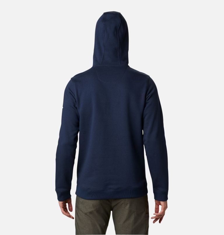 Men's Columbia CSC Basic Logo II Hoodie Navy | CA-UL865