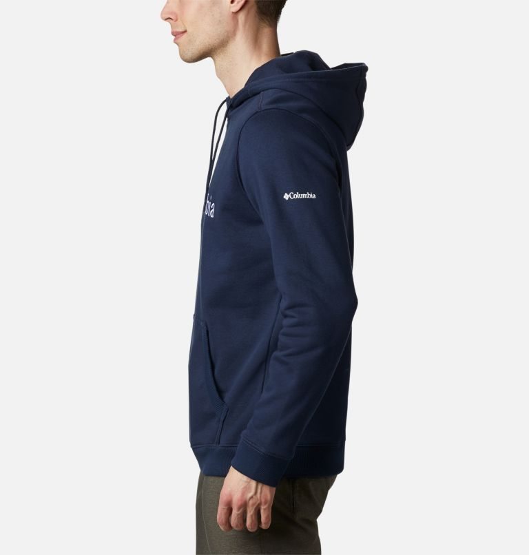 Men's Columbia CSC Basic Logo II Hoodie Navy | CA-UL865