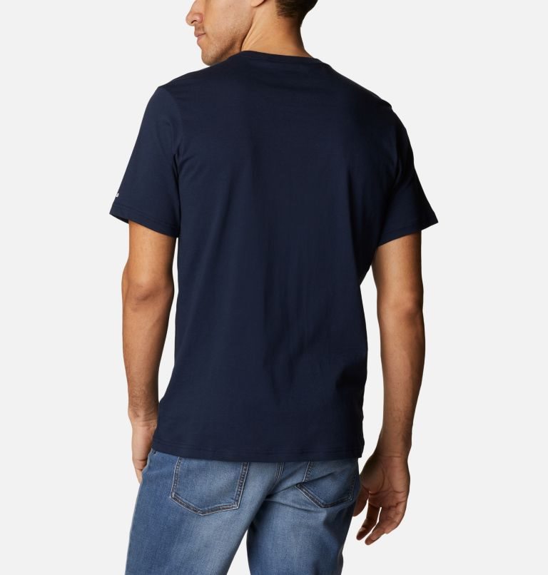 Men's Columbia CSC Country Logo T Shirts Navy | CA-CC468