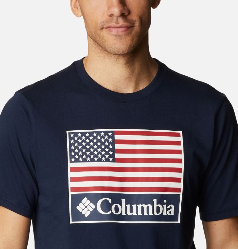 Men's Columbia CSC Country Logo T Shirts Navy | CA-CC468