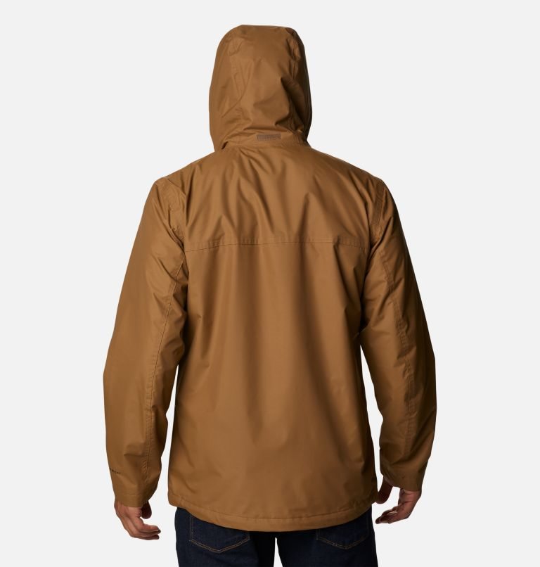 Men's Columbia Cloud Crest Rain Jackets Brown | CA-J8A05