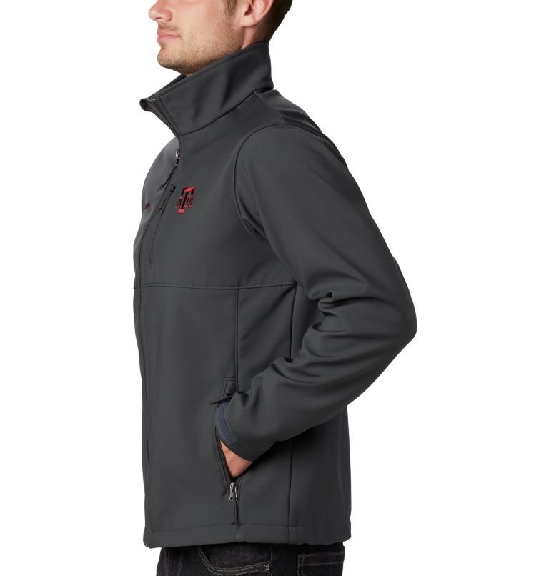 Men's Columbia Collegiate Ascender - Texas A&M Shell Jackets Black | CA-Y86L0