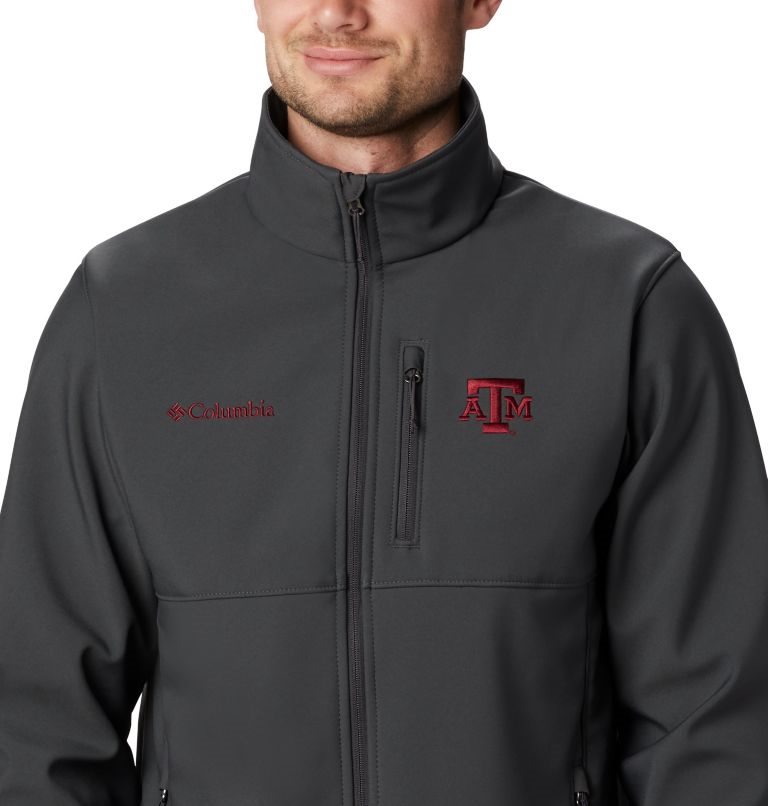 Men's Columbia Collegiate Ascender - Texas A&M Shell Jackets Black | CA-Y86L0