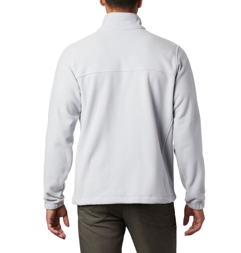 Men's Columbia Collegiate Flanker III - Clemson Fleece Jackets White | CA-ACL54