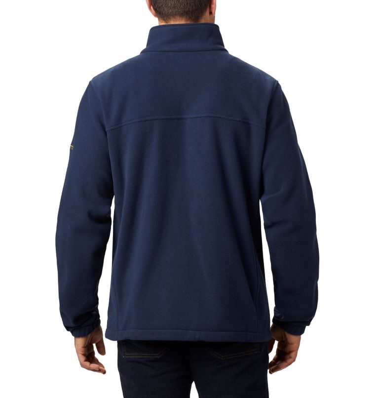 Men's Columbia Collegiate Flanker III - Michigan Fleece Jackets Navy | CA-L8654