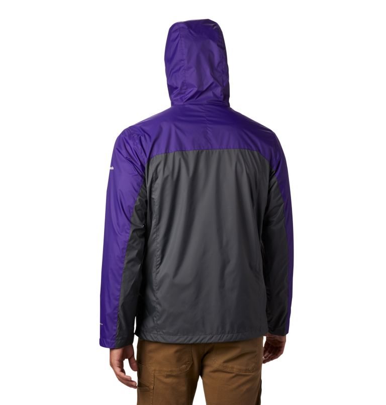 Men's Columbia Collegiate Glennaker Storm - Washington Jackets Purple / Black | CA-C1AC0