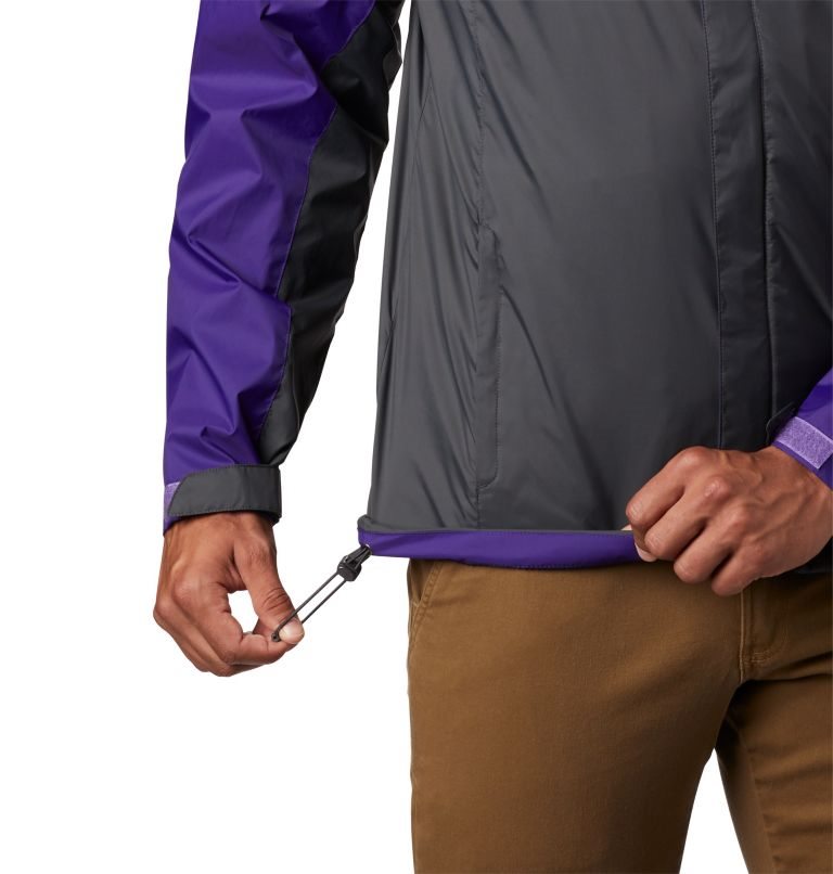 Men's Columbia Collegiate Glennaker Storm - Washington Jackets Purple / Black | CA-C1AC0