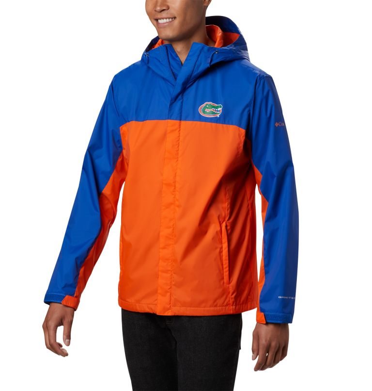 Men\'s Columbia Collegiate Glennaker Storm - Florida Jackets Blue / Orange | CA-G8165