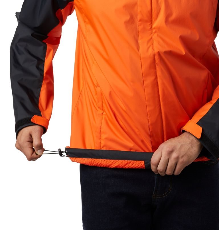 Men's Columbia Collegiate Glennaker Storm - Oregon State Jackets Black / Orange | CA-J861L